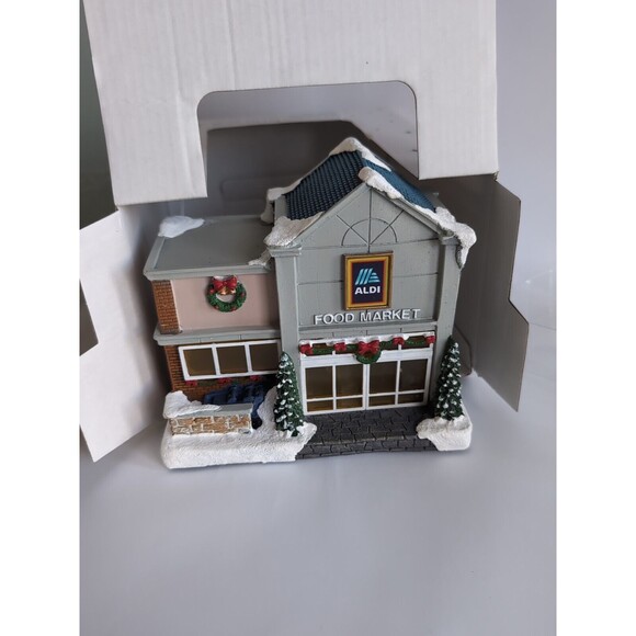 New 2024 Merry Moments Aldi Store Light Up Holiday Christmas Village House - Picture 3 of 7